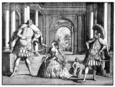 बेरेनस्टैट, कज़ोनी और सेनेसिनो c1725। द्वारा विलियम होगार्थ