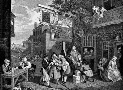वोट के लिए कैनवसिंग, 1757 द्वारा विलियम होगार्थ