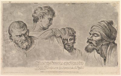 14 मई, 1781 को हैम्पटन कोर्ट में राफेल कार्टून से चार प्रमुख। द्वारा विलियम होगार्थ