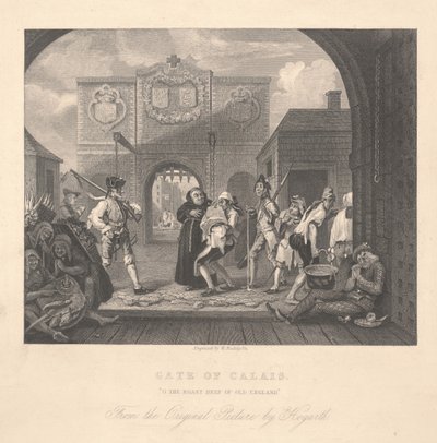 कैलास का द्वार, विलियम रैडक्लिफ द्वारा उकेरा गया (1783-1855) द्वारा विलियम होगार्थ