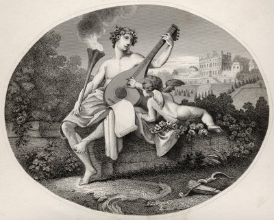 हाइमन और कामदेव, &39;द वर्क्स ऑफ विलियम होगर्थ&39; से, 1833 में प्रकाशित हुए द्वारा विलियम होगार्थ
