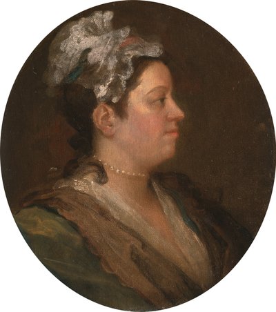 मैरी होगार्थ (1699-1741), c.1740 (पूर्व-वार्तालाप) (देखें 174877) द्वारा विलियम होगार्थ