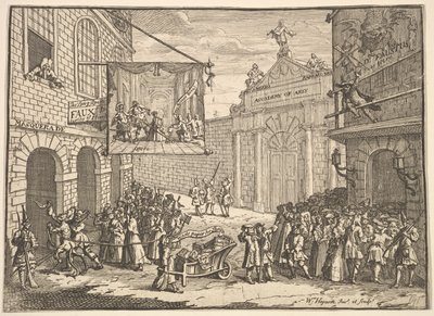 मस्केरेड्स और ओपेरा, 1724। द्वारा विलियम होगार्थ