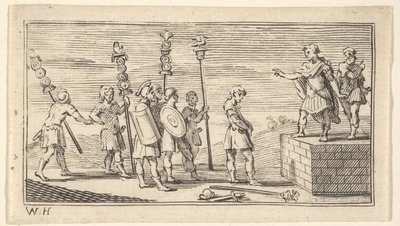शर्मनाक डिस्चार्ज जॉन बेवर, 1725 के बाद रोमन सैन्य दंड, 1725। द्वारा विलियम होगार्थ