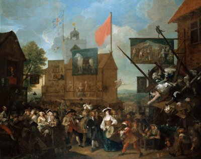 साउथवार्क फेयर, 1733 द्वारा विलियम होगार्थ