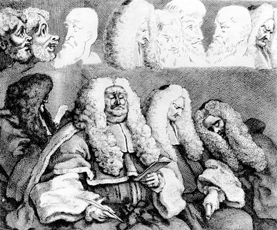 बेंच, 1758। द्वारा विलियम होगार्थ