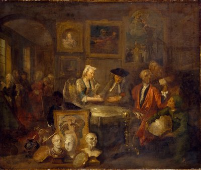विवाह अनुबंध, 1730 के दशक की शुरुआत में द्वारा विलियम होगार्थ