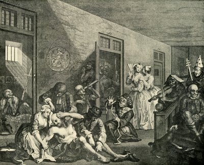 पागल, 1733, 1925 का उपचार। द्वारा विलियम होगार्थ