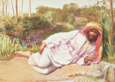 एक स्ट्रीम द्वारा अरब आराम, 1854 द्वारा William Holman Hunt