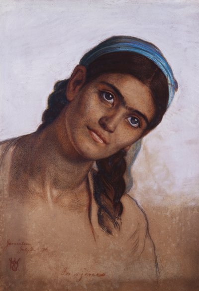एक सीरियाई महिला का अध्ययन, 1876 द्वारा विलियम होल्मन हंट