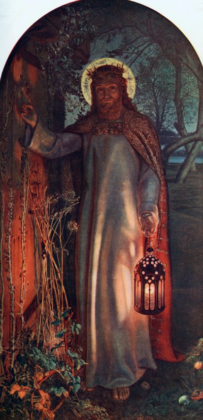 द लाइट ऑफ़ द वर्ल्ड, c1851-1853 द्वारा William Holman Hunt