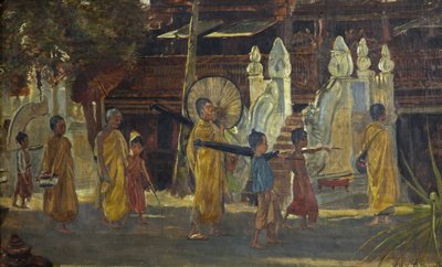 बर्मा में एक जुलूस द्वारा विलियम होल्ट येट्स टिटकॉम