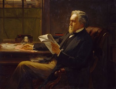 जॉर्ज जैकब होलोएक 1817-1906 का पोर्ट्रेट। द्वारा विलियम होलायके