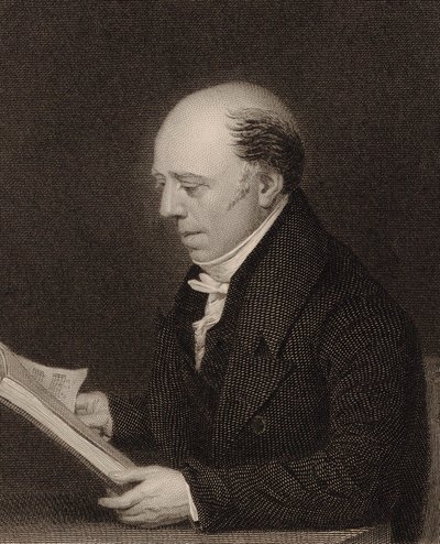 विन्सेंट नोवेलो का पोर्ट्रेट 1781-1861, 1830। द्वारा विलियम हम्फ्रीज़