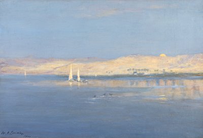 माइल राइजिंग द नाइल, 1900 द्वारा William James Laidlay