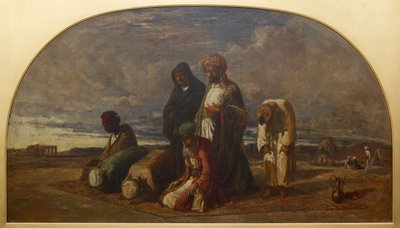 रेगिस्तान में प्रार्थना, 1840-1849। द्वारा विलियम जेम्स मुलर