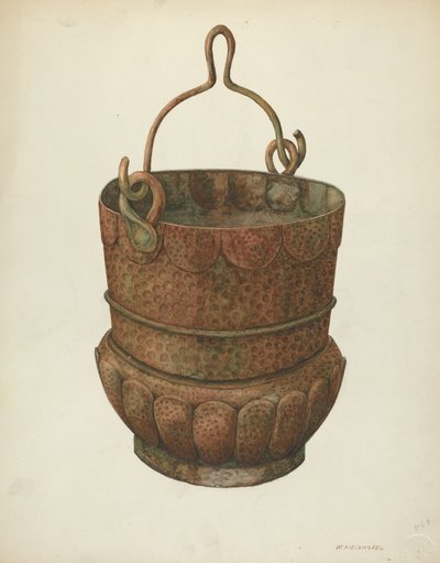 हैमरेड-कॉपर बकेट, 1938। द्वारा विलियम कीकहोफेल