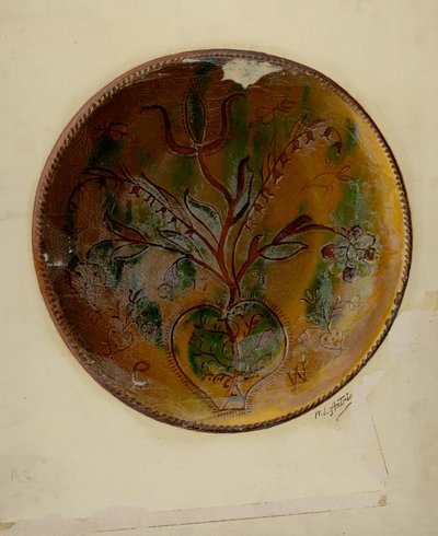 पा. जर्मन पाई प्लेट, सी. 1938. द्वारा विलियम एल एंट्रीम