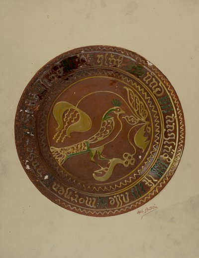 पा. जर्मन प्लेट, सी. 1938. द्वारा विलियम एल एंट्रीम