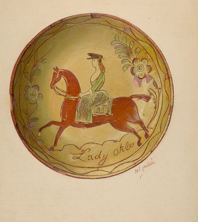 पाई प्लेट, 19351942। द्वारा विलियम एल एंट्रीम