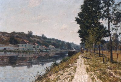 Loing के बैंकों, ca. 1894-1897। द्वारा विलियम लैंब पिकनेल