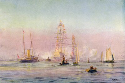 पोर्ट्समाउथ हार्बर, 1912 द्वारा विलियम लियोनेल वायली