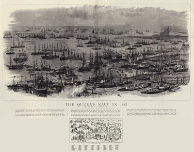 1887 में रानी की नौसेना द्वारा विलियम लियोनेल वायली
