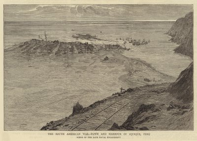 दक्षिण अमेरिकी युद्ध, टाउन और आइकिक का हार्बर, पेरू द्वारा विलियम लियोनेल वायली