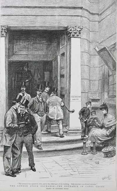 कैपेल कोर्ट में स्टॉक एक्सचेंज प्रवेश, 1891 द्वारा विलियम लॉकहार्ट Bogle