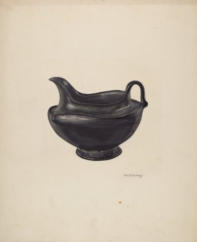 मोरावियन पिचर, 1938। द्वारा विलियम लुडविग