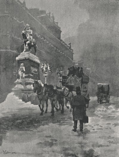 होलबोर्न सर्कस - ए विंटर्स मॉर्निंग, 1891 द्वारा विलियम लुकर
