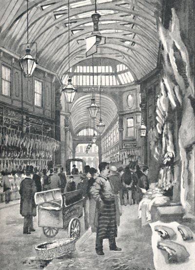 लीडेनहॉल मार्केट, 1891 द्वारा विलियम लुकर
