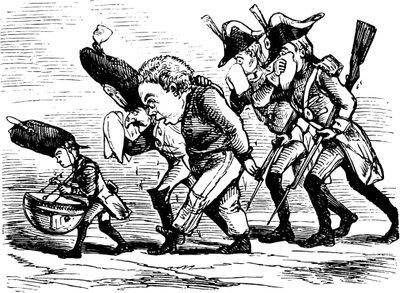 विलियम ठाकरे की 1855 की पुस्तक द रोज़ एंड द रिंग से चित्रण। द्वारा विलियम मेकपीस ठाकरे