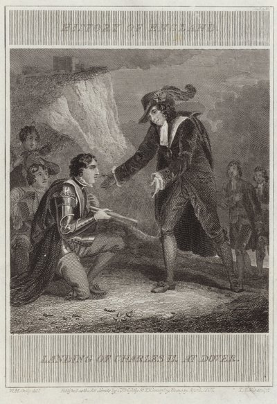 डोवर में चार्ल्स द्वितीय की लैंडिंग द्वारा विलियम मार्शल क्रेग