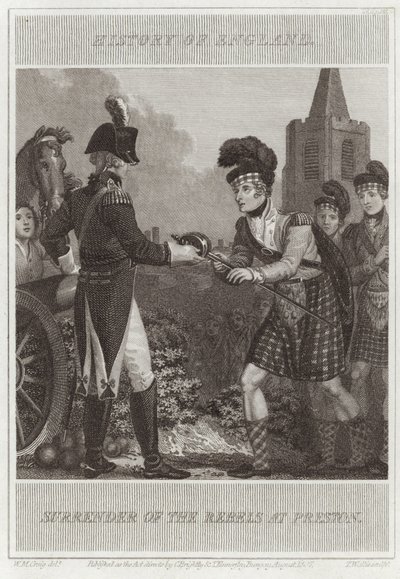 प्रेस्टन में विद्रोहियों का आत्मसमर्पण द्वारा विलियम मार्शल क्रेग