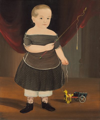 टॉय हॉर्स और वैगन वाला लड़का, c. 1845. द्वारा विलियम मैथ्यू प्रायर