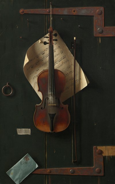 द ओल्ड वायलिन, 1886 द्वारा विलियम माइकल हार्नेट