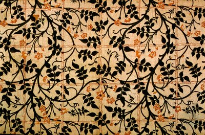 जैस्मीन ट्रेल पर्दा डिजाइन, 1868-70 (मुद्रित कपास) द्वारा विलियम मॉरिस