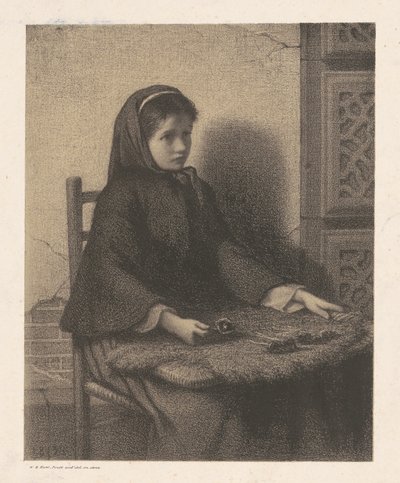 बैंगनी लड़की द्वारा विलियम मॉरिस हंट