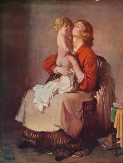 लेडी ऑर्पेन एंड चाइल्ड, 1935 द्वारा विलियम न्यूएनहैम मोंटेग ऑरपेन