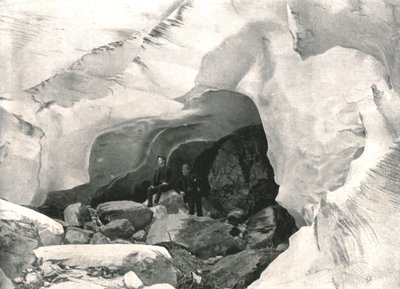 द रॉकीज: आइस ग्लेशियर इन द ग्रेट ग्लेशियर, माउंट सर डोनाल्ड, कनाडा, 1895। द्वारा विलियम नॉटमैन और बेटा
