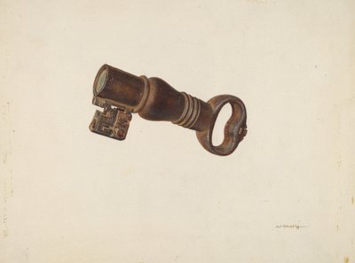 की बैंक, सी. 1940. द्वारा विलियम ओ. फ्लेचर