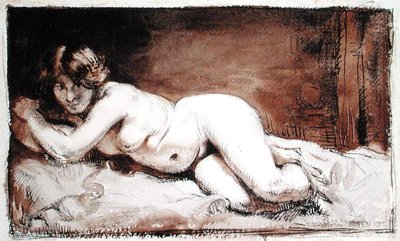 नग्न महिला चित्रा द्वारा William Orpen