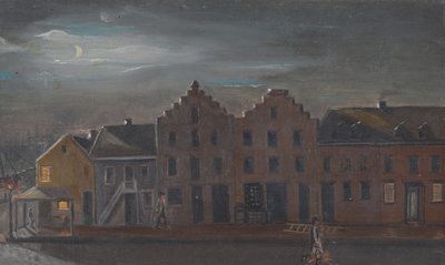 द लैंप लाइटर, 1870 के दशक। द्वारा विलियम पी. चैपल