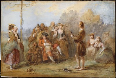 द मिनस्टरेल, 1840 के दशक द्वारा विलियम पॉवेल फ्रिथ