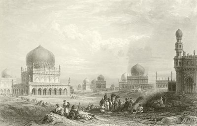 गोलकुंडा के राजाओं के मकबरे द्वारा William Purser