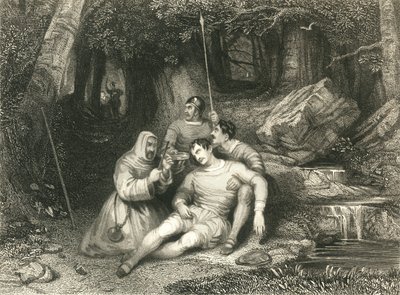 लेवेलिन की मृत्यु, c1836 द्वारा विलियम रेडक्लिफ़