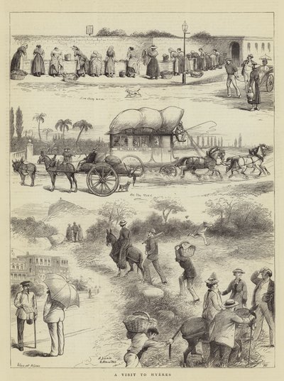 Hyeres के लिए एक यात्रा द्वारा विलियम राल्स्टन