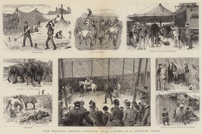 द हॉलिडे सीज़न, एक कंट्री टाउन में एक सर्कस का आगमन द्वारा William Ralston