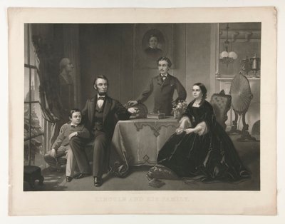 लिंकन और उनका परिवार द्वारा William Sartain